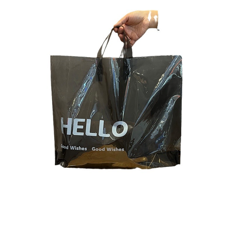 Bolsas de tienda de ropa bolsas de mano bolsas de compras bolsas de plástico bolsas de regalo fijas para imprimir logotipo image 6