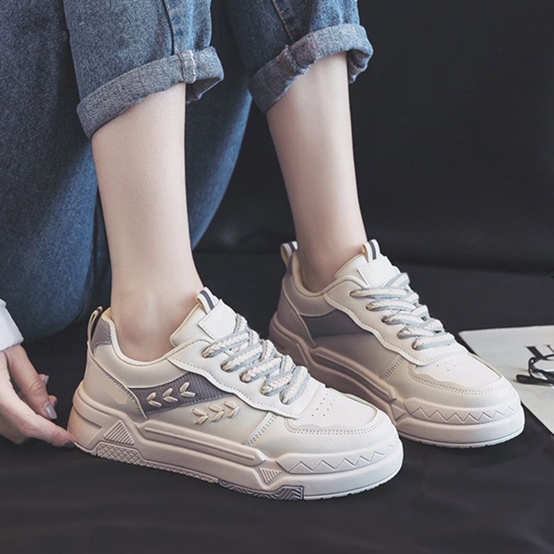 Zapatos de Mujer Maishui, Primavera y Otoño 2025, Nuevas Zapatillas Versátiles, Estilo Deportivo Informal, Zapatos Blancos, Tendencia Ins, Venta al Por Mayor