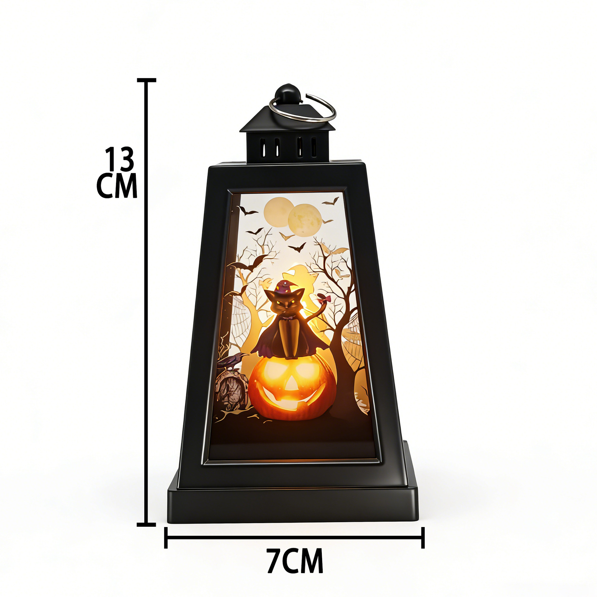 Lámparas de viento transfronterizas de Halloween decoraciones luminosas accesorios adornos LED luz nocturna diseño de escena de fiesta