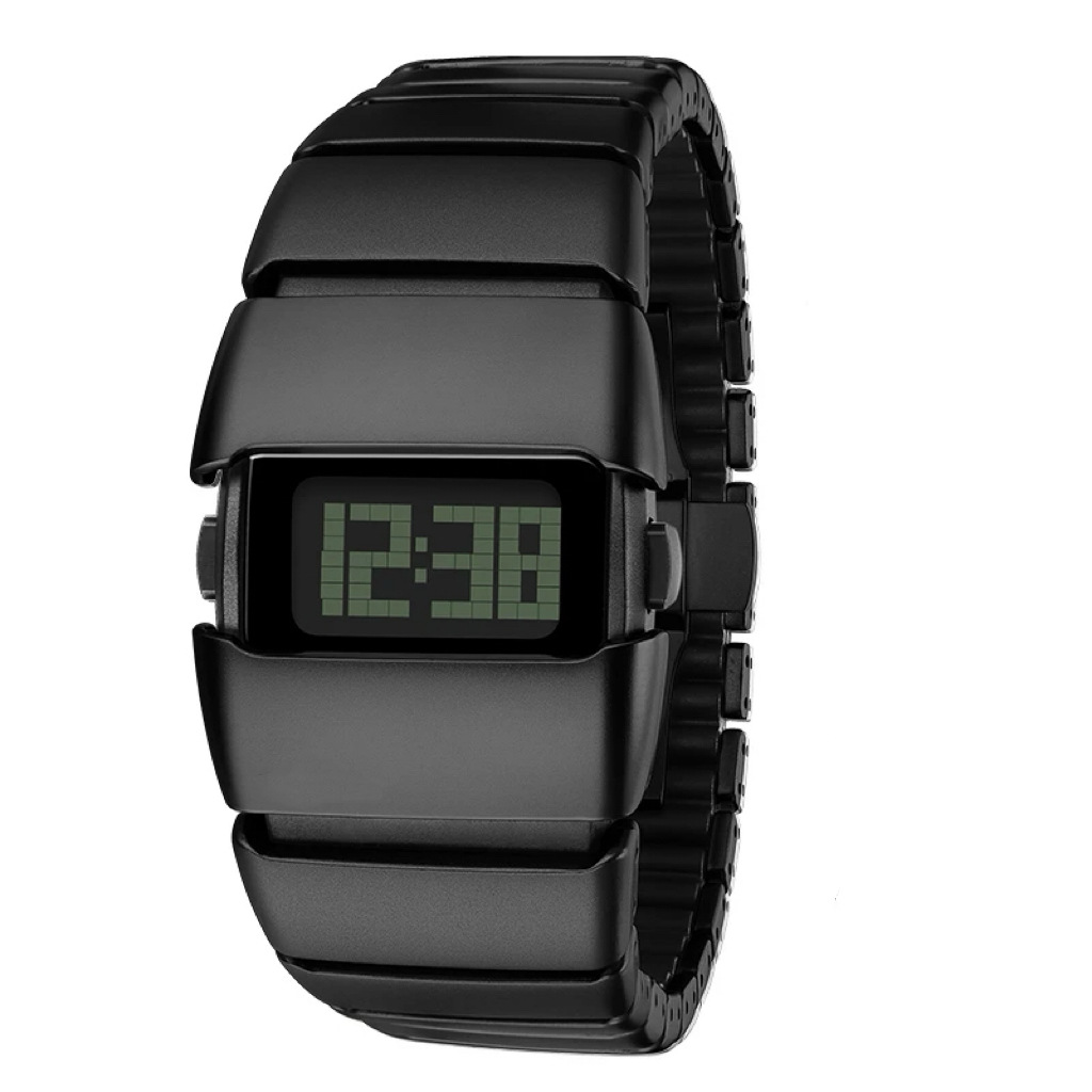 Reloj de diseño original de forma alienígena del milenio medieval de moda americana para hombres y mujeres, estudiantes de secundaria y secundaria de nicho reloj de pulsera transfronterizo