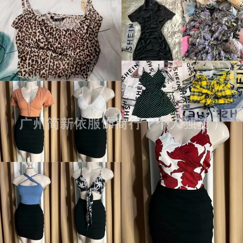 2024 nueva moda rápida transfronteriza marca shein mezcla sexy chica caliente ropa de mujer suministro directo de fábrica Xiyin