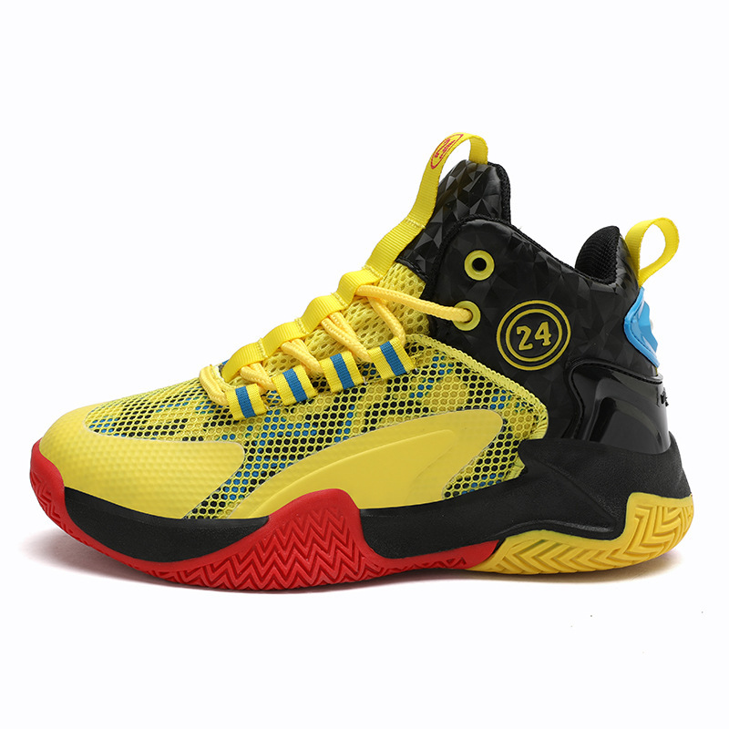 Zapatos de baloncesto para niños de 6 - 12 años de primavera y verano, zapatos deportivos respirables para niños, zapatos de estudiantes para niños