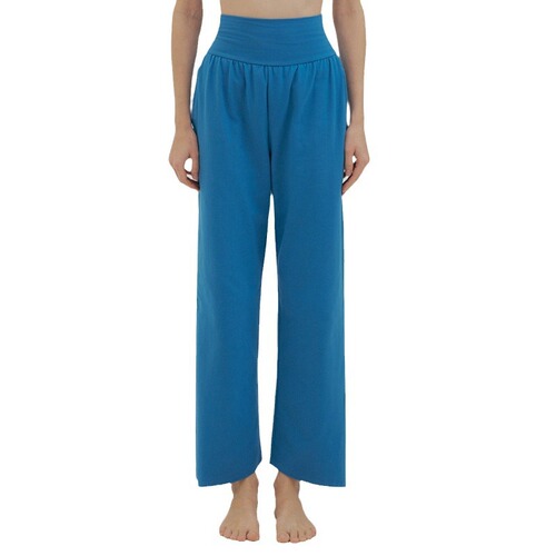 2024 New Yoga & Fitness Workout Pants: High-Waisted, Loose-Fit Wide-Leg Pants with Adjustable Cuffs—Perfect for Tummy Control in Dance and Pilates