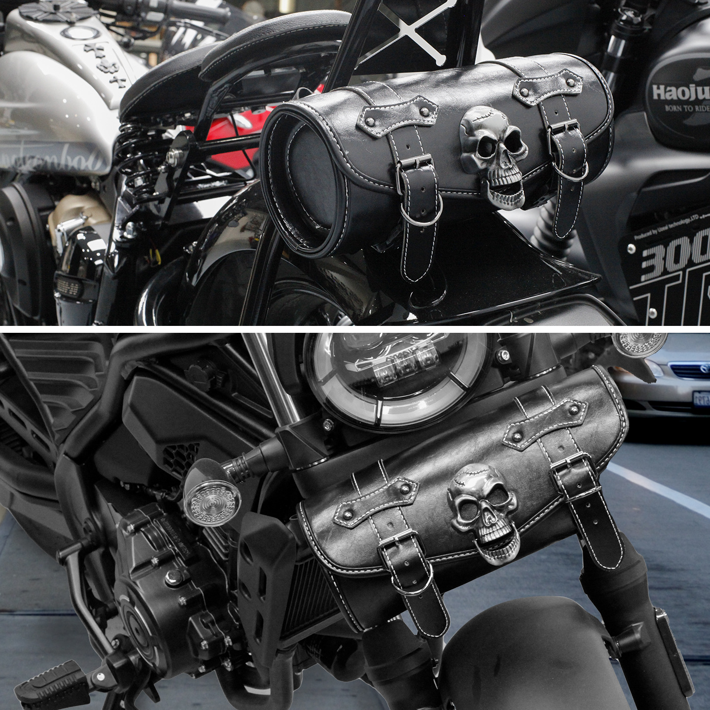 Punk Retro Motorcycle Bag Harley Motorcycle Outdoor Riding Pendant Device Tool Bag Off-Road Supplies Accessories