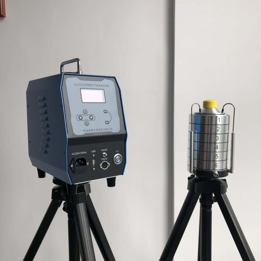 智能空气微生物采样器,安德森采样头八级微生物采样器 电子流量