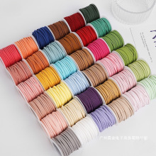 厂家直销鹿皮绒手工DIY材料绑带皮绳细绳韩国绒礼盒装饰丝带牛皮