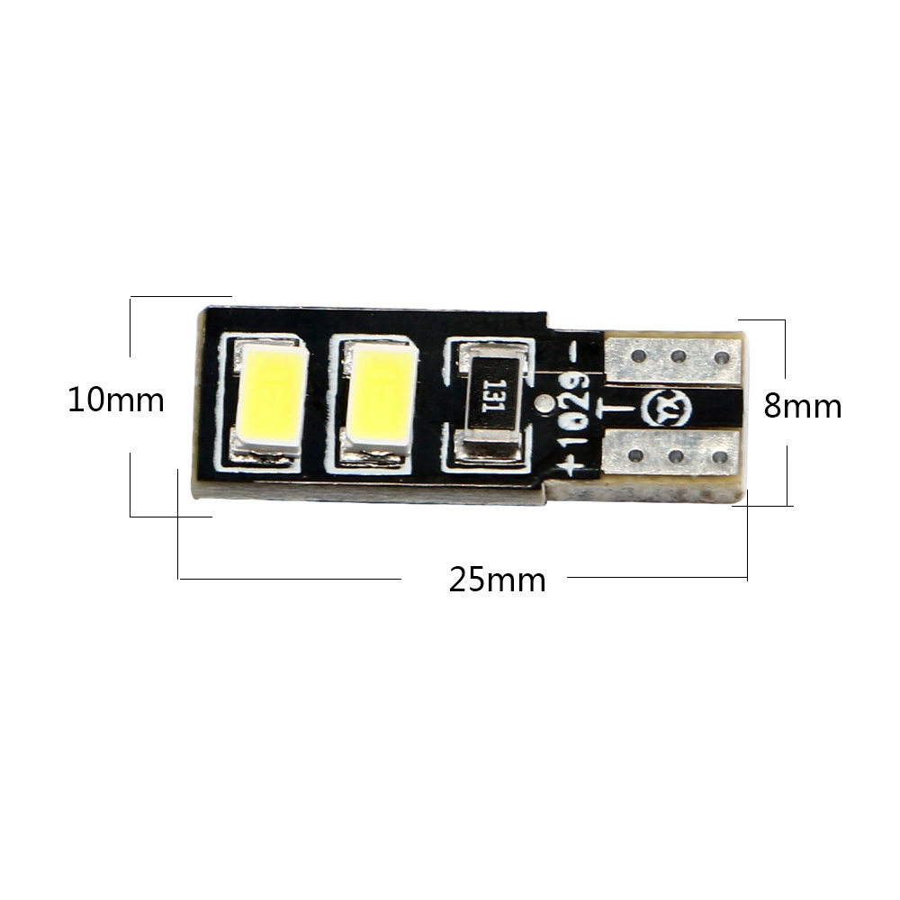 Светодиодный фонарь ширины автомобиля T10 5630 4SMD кодирование светильник номера чтения света бесступенчатый люк свет заднего багажника свет