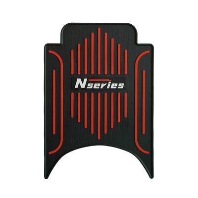 No.9 N Series n80/N90c electric motorcycle special foot mat, wear-resistant, thick, anti-slip electric scooter foot mat (Electric vehicle foot mat) - red-striped-model