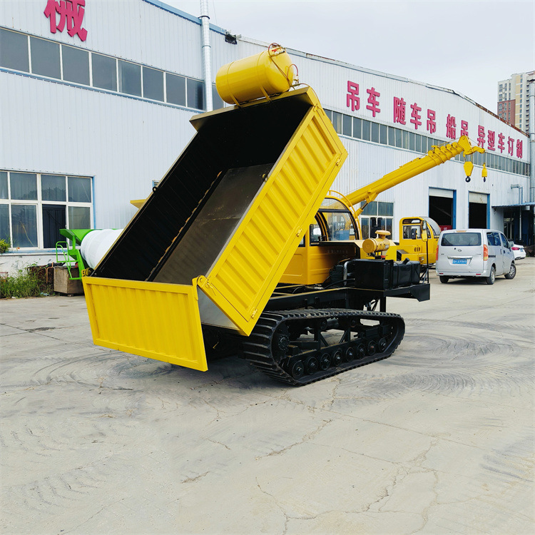 全钢轮8吨履带运输车 履带运输自卸车 山地物料转运农用履带车