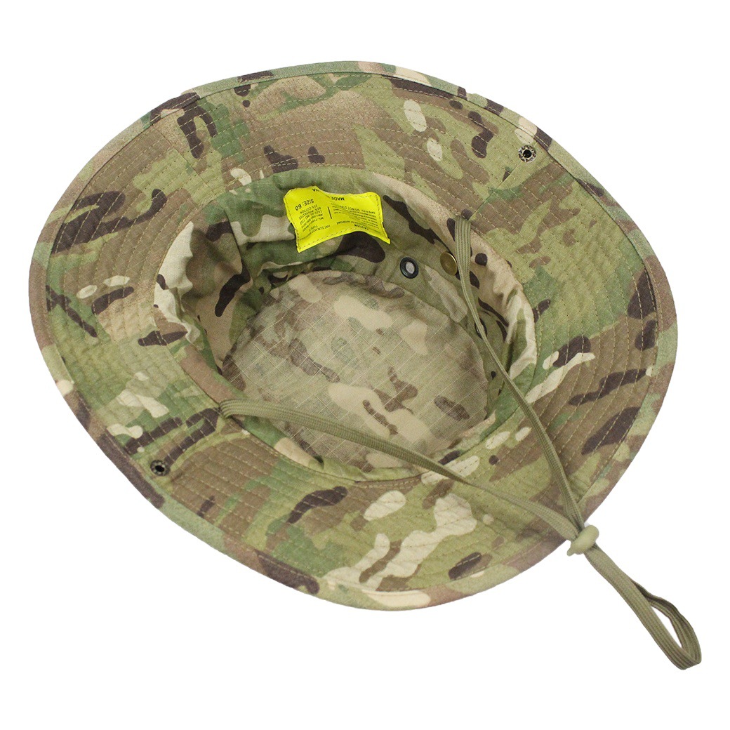 Outdoor Camouflage Boonie Hat, Special Forces Tactical Field Fisherman Hat, Outdoor Military Training Sun Protection Fishing Round-Brimmed Hat, Military Enthusiasts