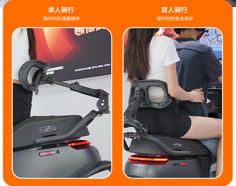 Tingfeng Shiguang T2 No.9 E300 Q85C M5 MZ M95C N70C Mechanic Electric Vehicle Lumbar Support Backrest