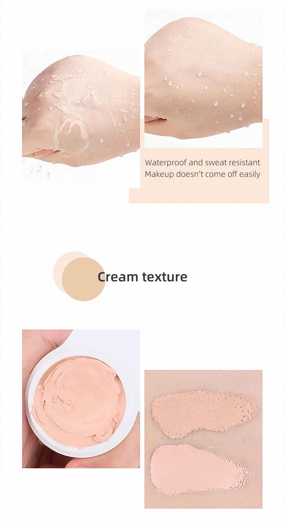 Elegant Retro Solid Color Plastic Concealer display picture 5