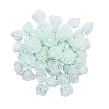 Light green foam rose
