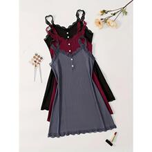 J 16037 Lace Camisole Pajamas ��˿����˯ȹŷ���¿�羳ר