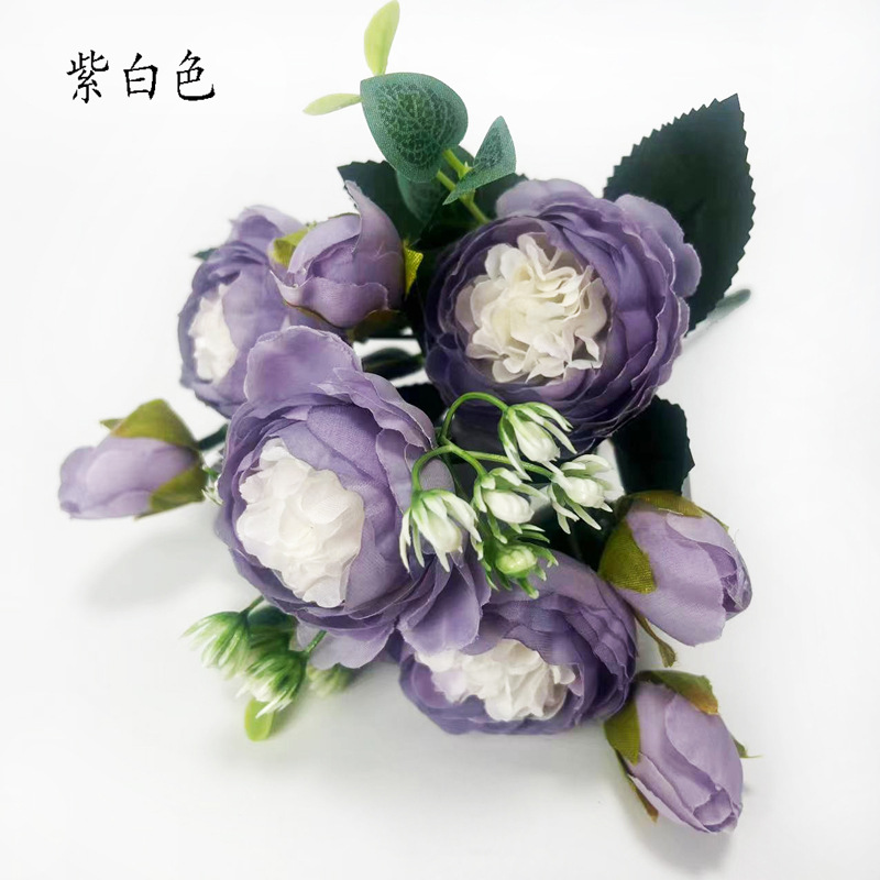 보라색 흰색