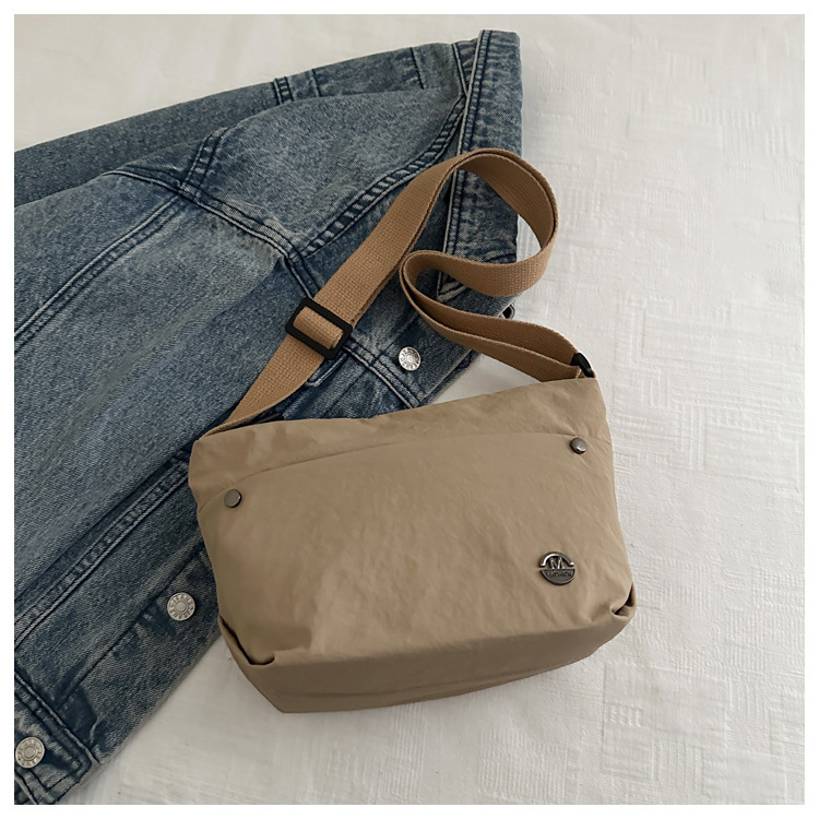 89g Weight Nylon Lining Material Zipper Closure Type Single Shoulder Strap Strap Type Shoulder Bag, Crossbody Bag Bags Type Casual Occasion Nylon Material Solid Color Pattern All Seasons Season Women's Gender Basic, Classic Style Style Square Shape Women's Nylon Solid Color Basic Classic Style Square Zipper Shoulder Bag Crossbody Bag 11