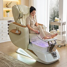 国外高端美容院SPA水疗沙龙修脚椅太空舱美甲美睫沙发按摩沐足椅