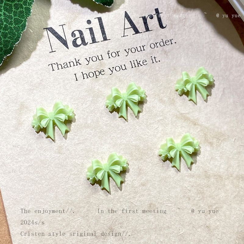 작은 꽃 활 녹색