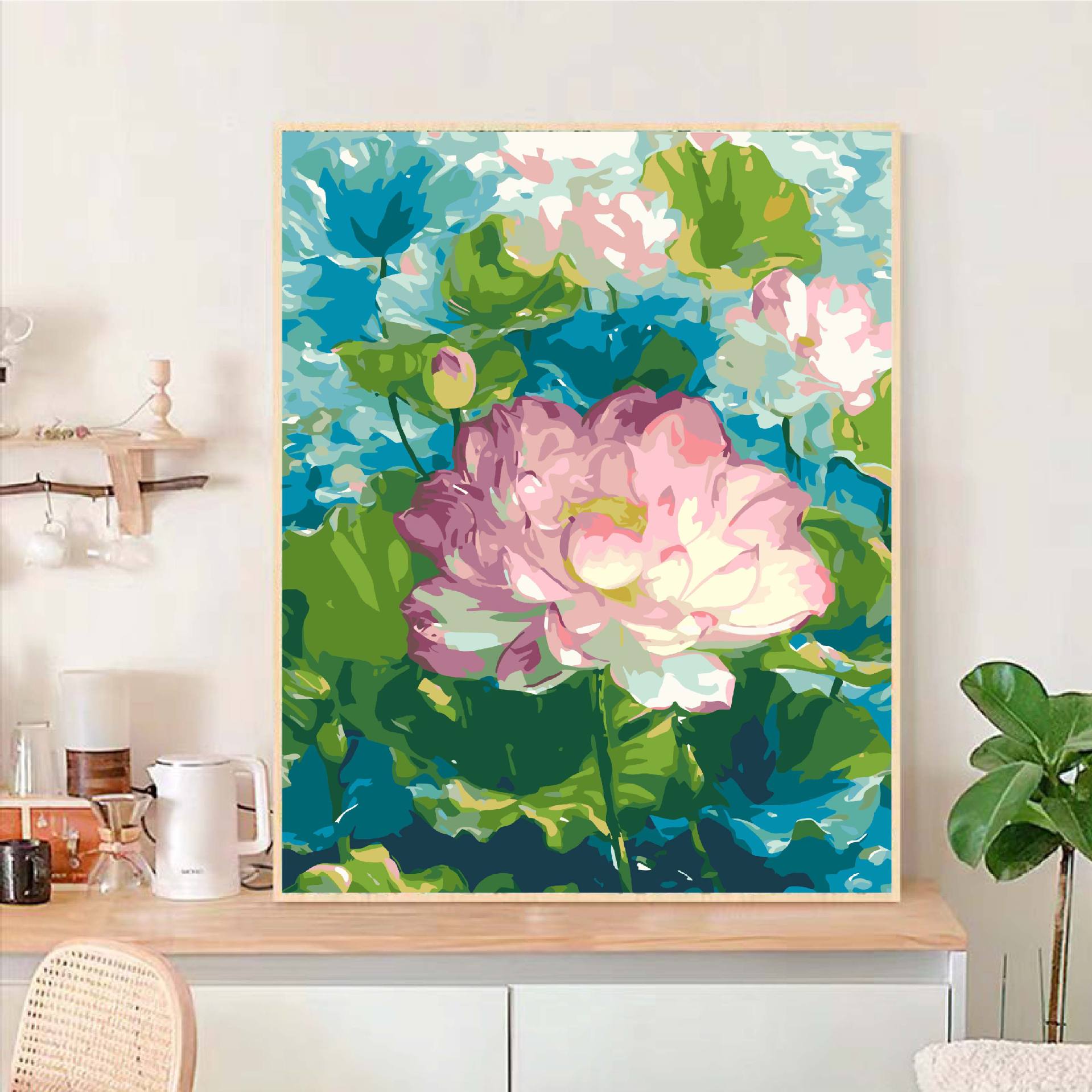 Nuevas flores pinturas al óleo digital diy pintura de relleno para adultos pintados a mano paisajes pintados a mano pinturas decorativas de acrílico