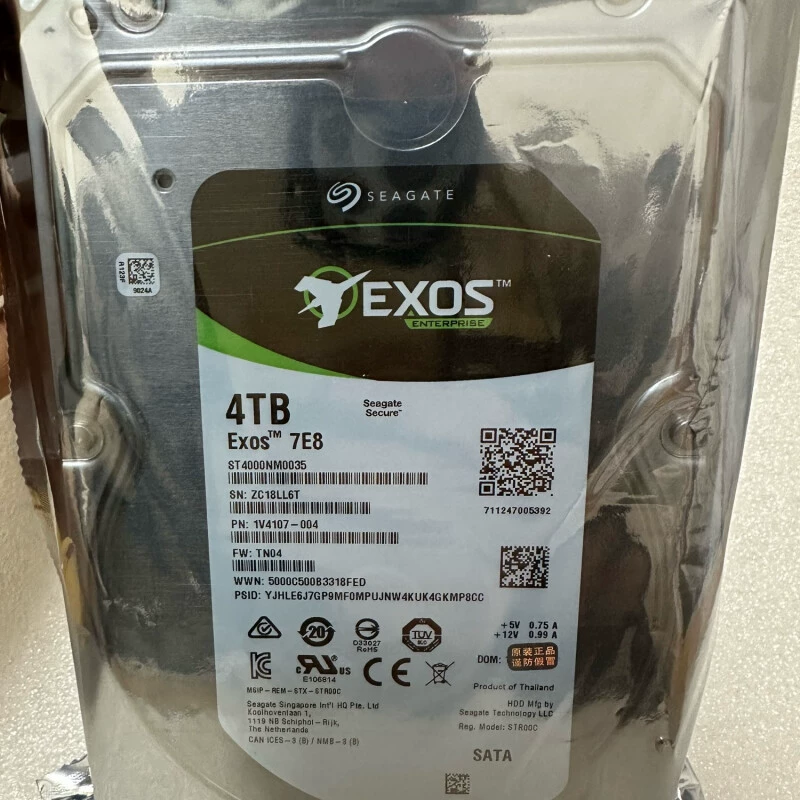 Жесткий диск 4T Galaxy 4TB EXOS 7E8, предприятие-класс ST4000NM0035