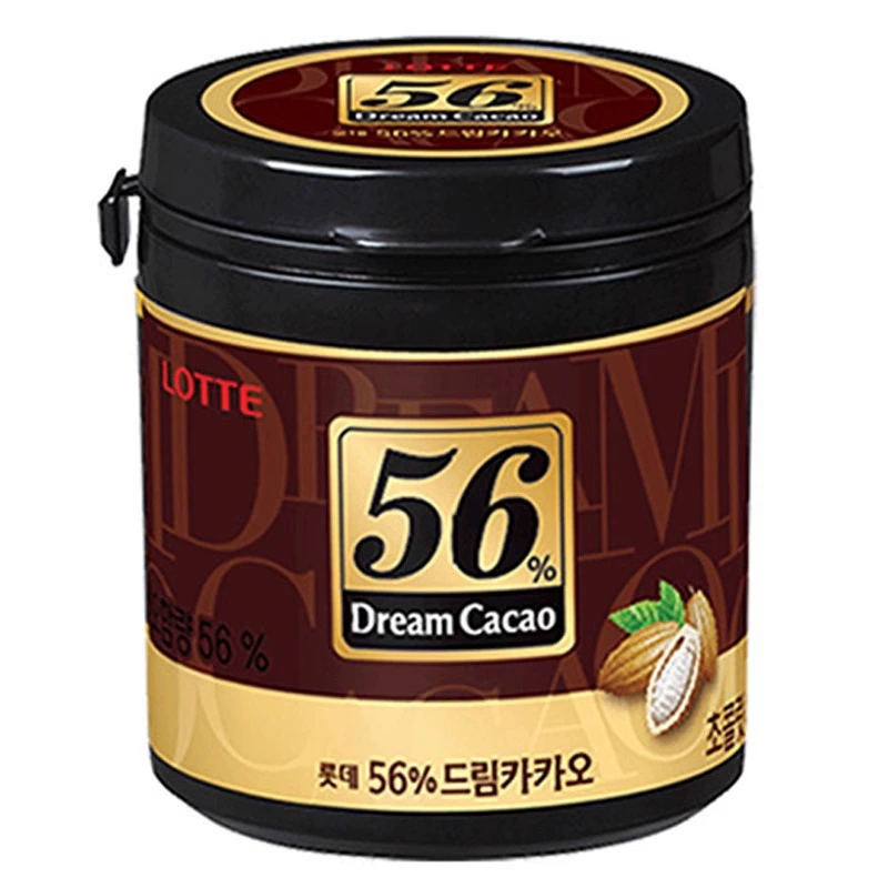 Из Южной Кореи импортированная Lotte Dream Black Chocolate Beans 72%56%82%Консервировано 86G Чистый кофейный боб бобы