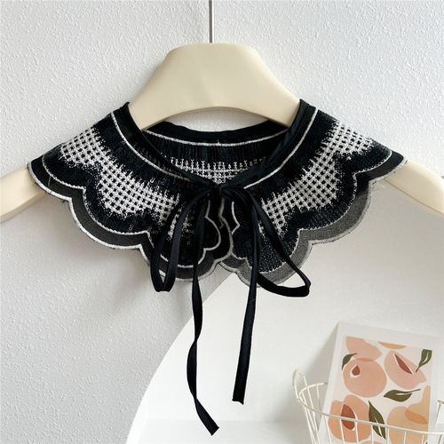 New Korean style outer matching skirt, small shawl, fake collar, children's age-reducing doll collar, versatile lace collar, decorative collar