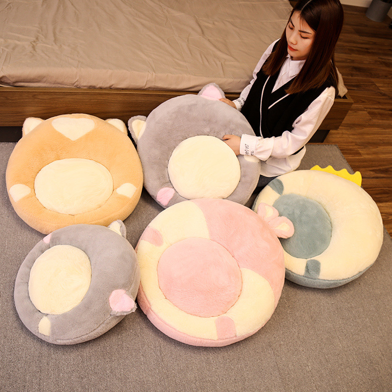 日式风格简约蒲团兔子猫咪儿童卡通坐垫座垫四季飘窗垫子屁股软垫|ms
