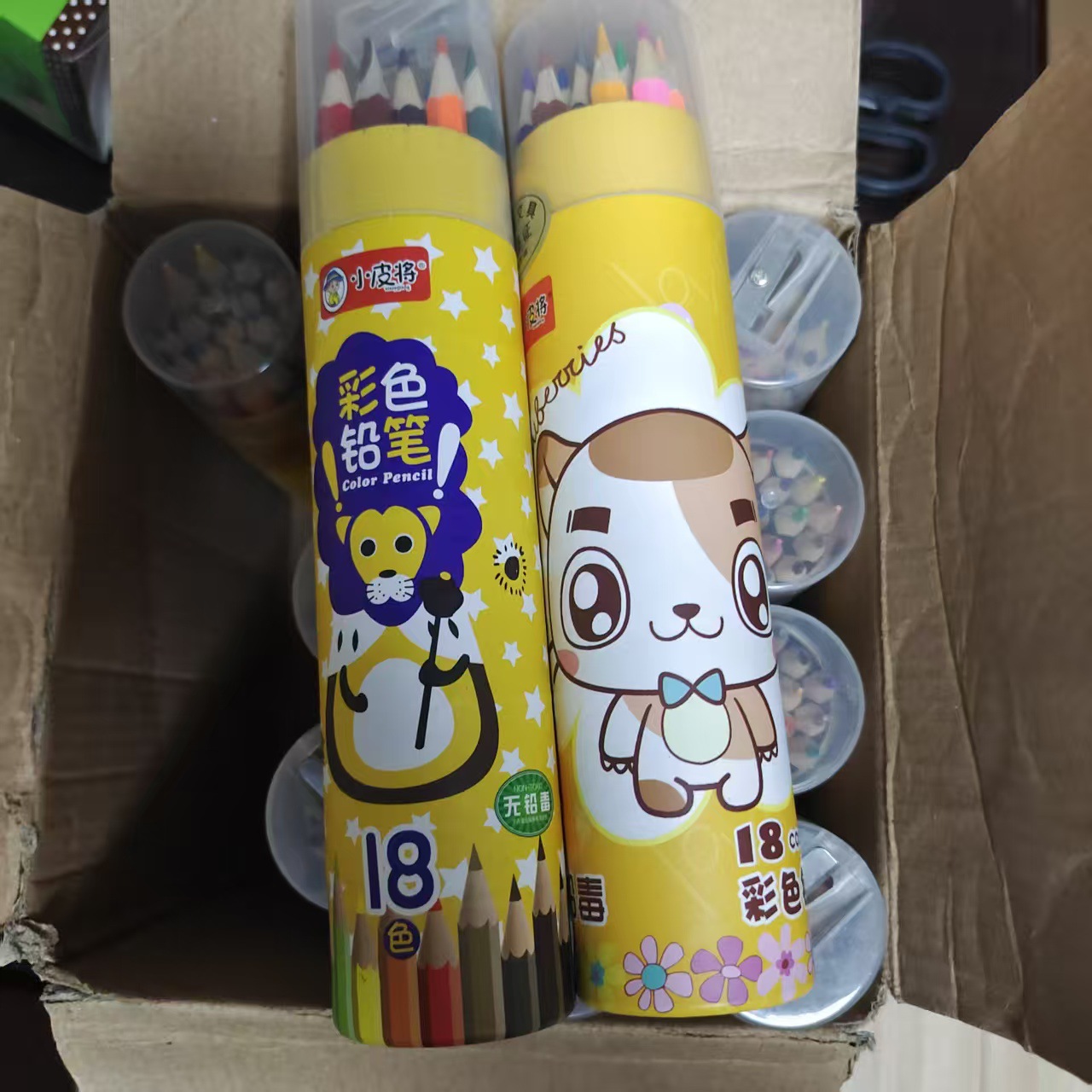 소스 파워 컬러 연필 12 색 24 색 36 색 48 색 리드 페인팅 학생 아동 미술 도매