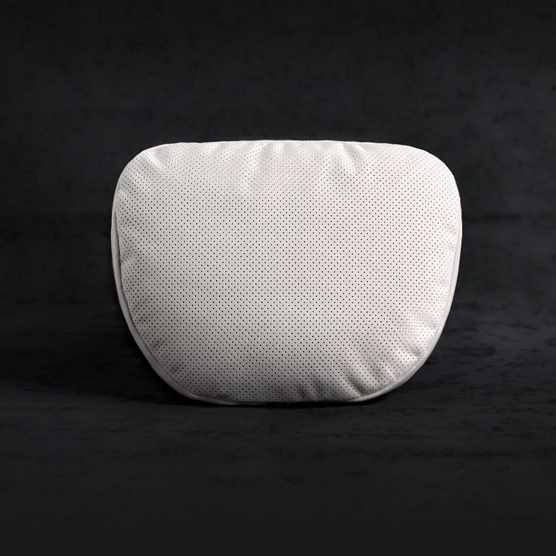 펀칭 마이바흐(양가죽/바이오 플리스 라이너) 머리받침대 - 아이디얼 화이트