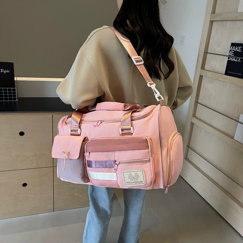 Спорт bag for leisure for men and women, capacious shoulder bag, travel bag wet and dry separation, storage bag