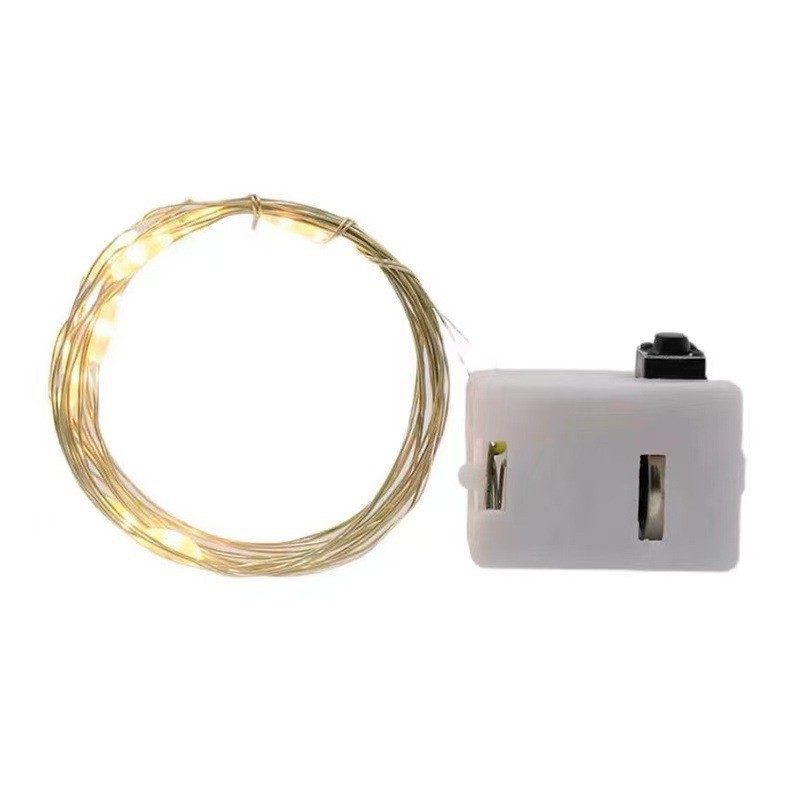 50cm 70cm 1m 2m luminoso parpadeo cálido blanco cadena de lámparas de lámparas correa de torta ramo decoración cadena de lámparas
