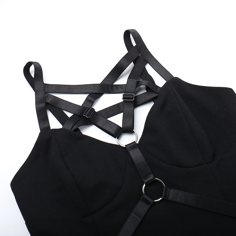 Harness Pentagram Tank Top Women