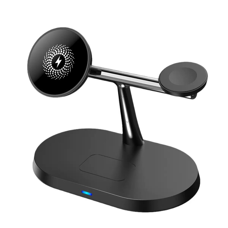 Magsafe Magnetic Wireless Charging Three-In-One Mobile Phone Wireless Charger Mobile Phone Watch Headset Classic Wireless Charging Magsafe Magnetic Wireless Charging Three-In-One Mobile Phone Wireless Charger Mobile Phone Watch Headset Classic Wireless Charging