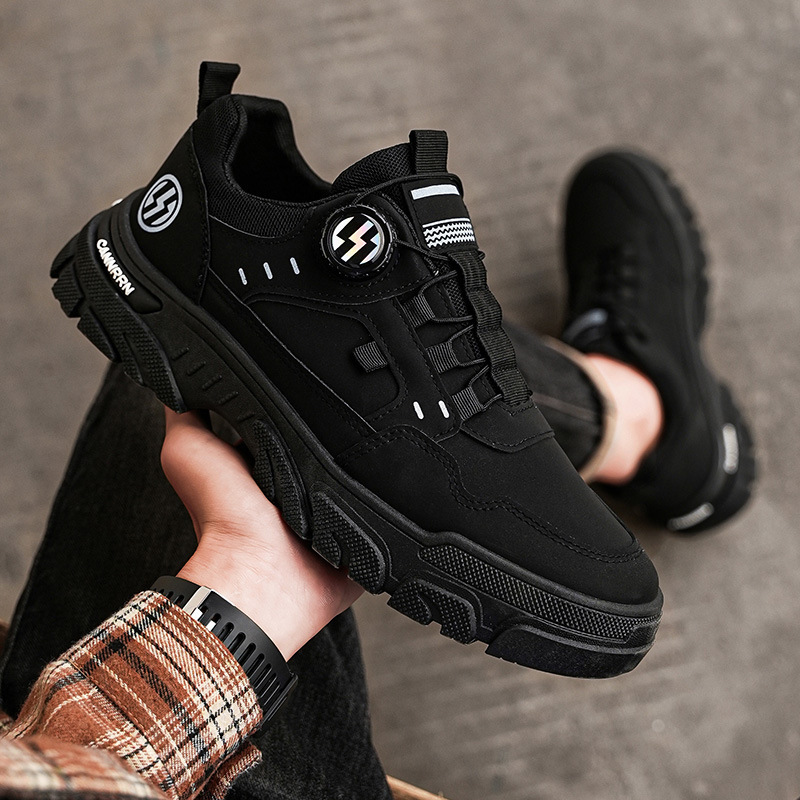 Low-top Slip-on Swivel Button Sports Casual Trendy Shoes Outdoor Waterproof Tooling Shoes Men's Shoes 2025 Spring New Low-top Slip-on Swivel Button Sports Casual Trendy Shoes Outdoor Waterproof Tooling Shoes Men's Shoes 2025 Spring New