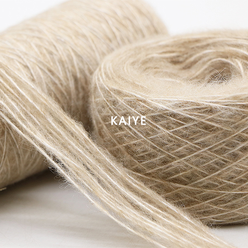 6支阿里绒羊毛喷毛拉毛花式手混线手作毛线织女钩针特种纱线小团