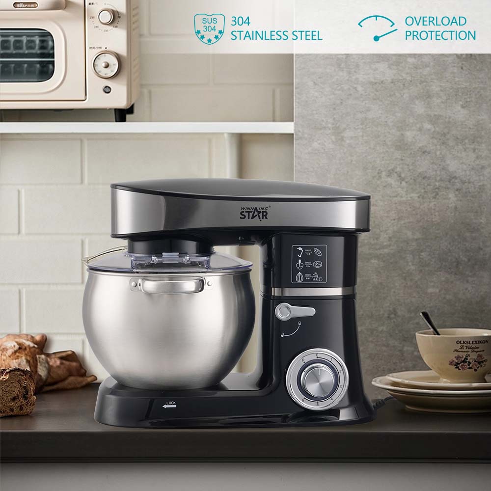 Winning star crossover hogar 6L mezcla de fideos mezclando una sola máquina de chef multifuncional Stand Mixer