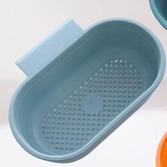 可挂式厨房水槽沥水篮过滤筐塑料置物架厨房剩饭剩菜残渣过滤神器|undefined
