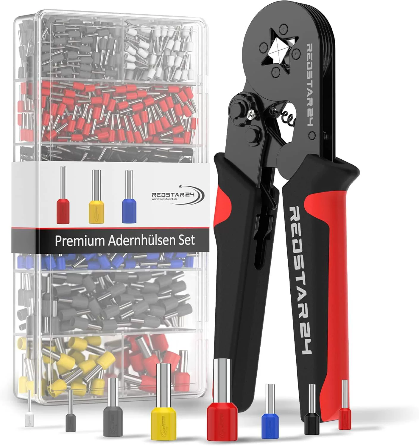 Набор клещей RedStar24 с 1200 наконечниками - Self