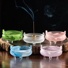 古法琉璃家用线香香插盘香熏香炉 茶道檀香炉香篆炉文创礼品摆件