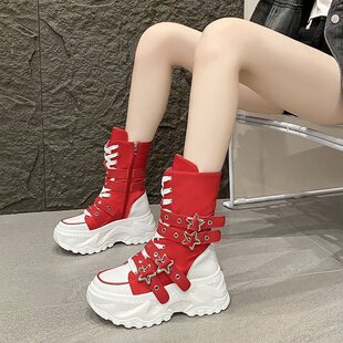 �\��Ь�ߎͺ���ϵ�ЬŮ�＾�¿����Ƥ����COS8cm�����ɸ��R��ѥ