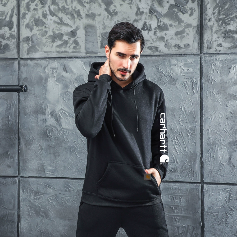 Взрывные модели трансграничные европейские и американские carhartt прилив уличные хип-хоп мужчины и женщины повседневные толстовки с плюшевыми свитерами оптом