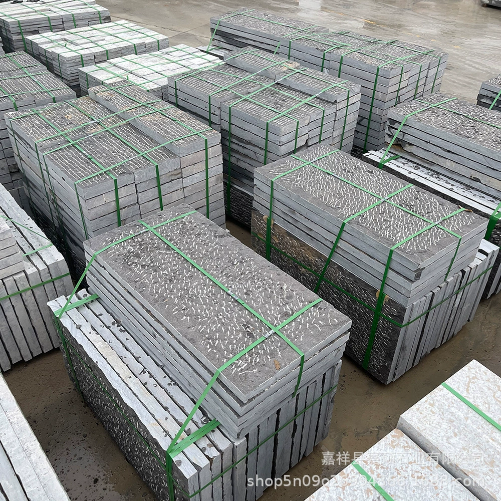 Antique old bluestone slab step stone lychee pineapple surface fire surface natural point chiseled surface Ting step stone old stone slab