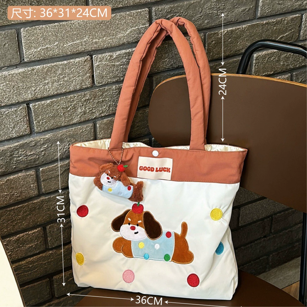 Сумка через одно плечо из льна, вышенная летняя tote, вместительная лёгкая 0,12 кг