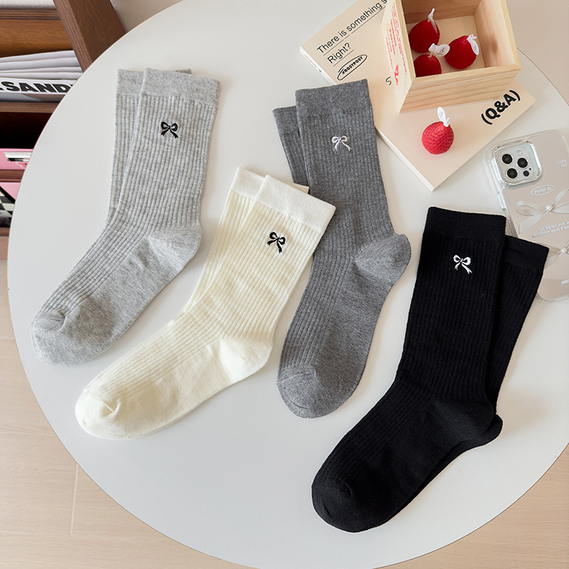 一件代发可爱百搭月子袜堆堆袜薄款夏季吸汗袜子女中筒袜透气批发|undefined