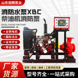 室内外消火栓泵全自动喷淋给水泵 消防水泵XBC柴油机 消防泵组