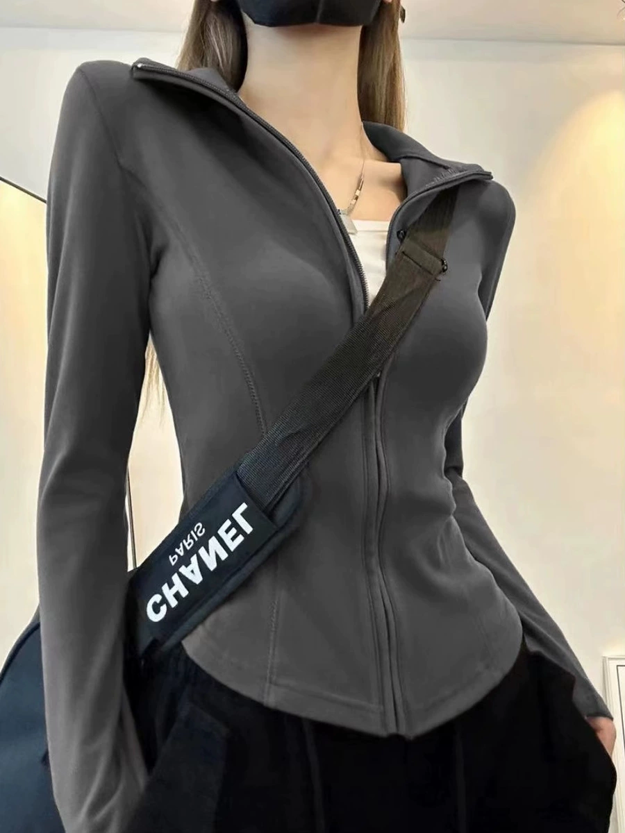 Двусторонний бархатный свитшот, худи-кардиган со slim-fit, базовый слой топ