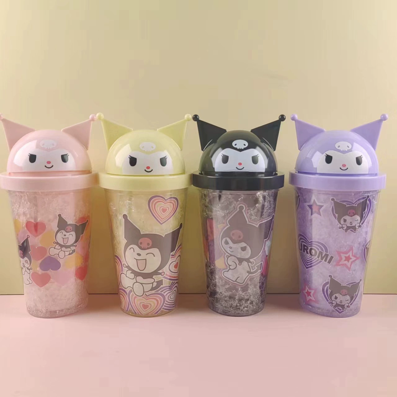 Собратье Double-layer plastic ice cup Straw cup производствоCross-border кроссфэндем стильные подарки
