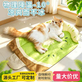 宠物冰垫夏季凝胶冰窝猫咪靠枕凉垫狗狗睡垫降温垫子宠物夏天凉窝
