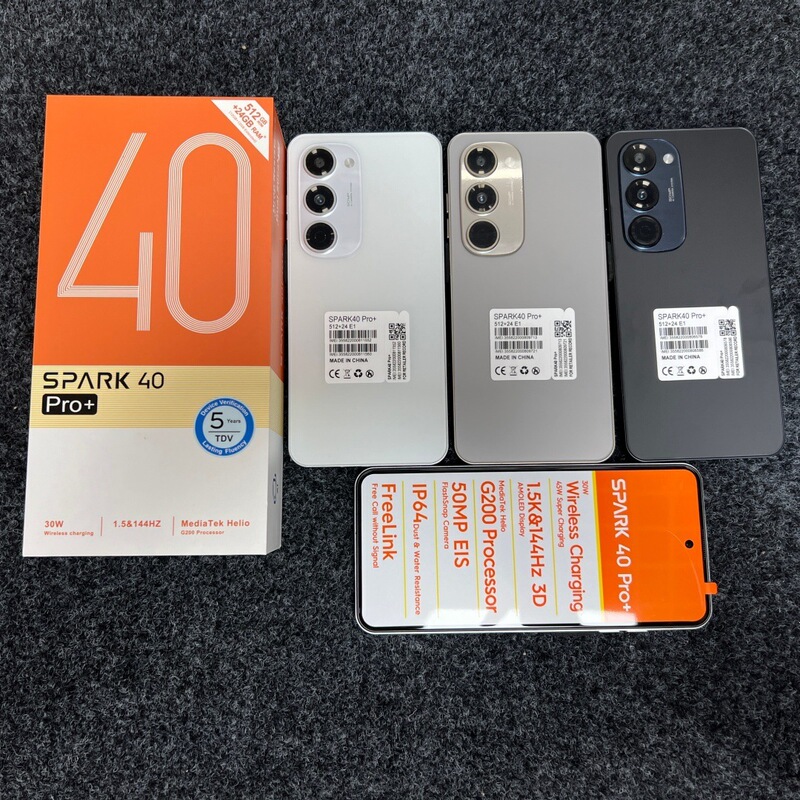 Cross-Border Smartphone Spark40 Pro+ 24G+512G 6.8Inch High-Definition Smartphone Wholesale Cross-Border Smartphone Spark40 Pro+ 24G+512G 6.8Inch High-Definition Smartphone Wholesale