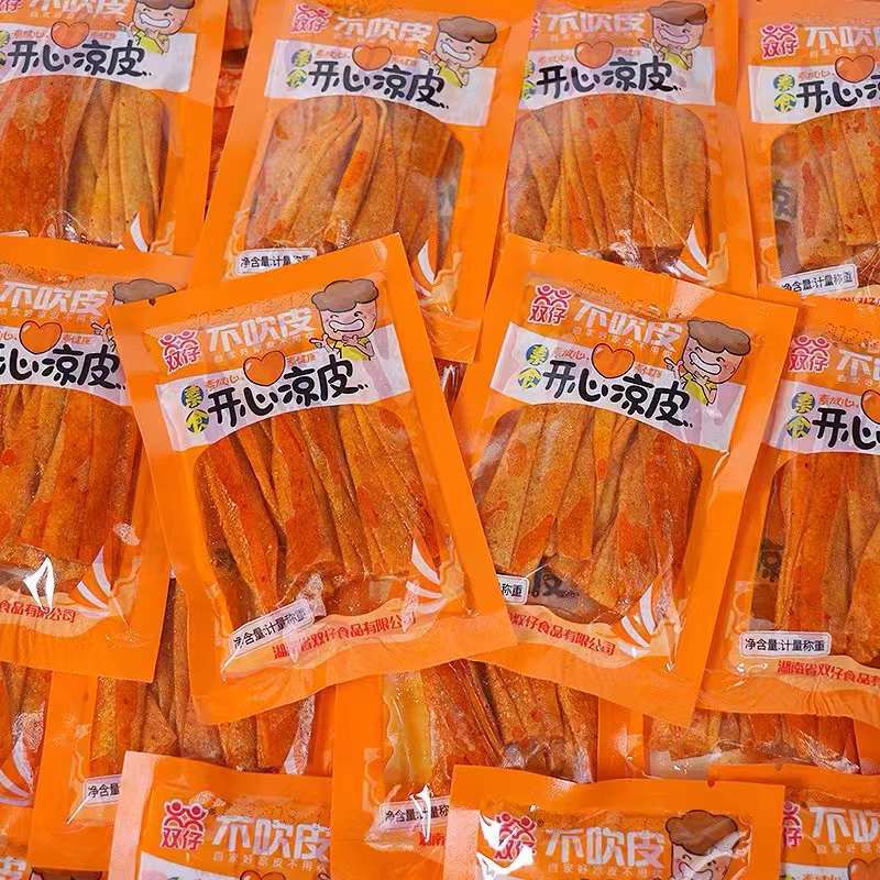 双仔辣棒素牛筋魔力圈牛筋传说 散称独立小包一包5斤休闲零食批发